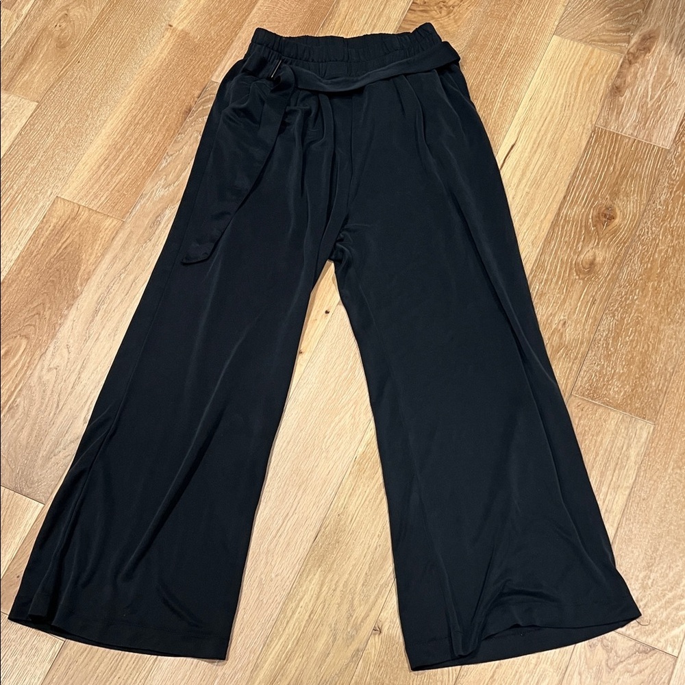 Amadi marine trousers Chic Black Wide-Leg Women's‎ Pants medium